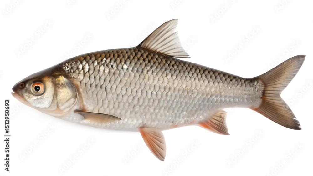 borax lake chub isolated on white background borax lake chub isolated on white background