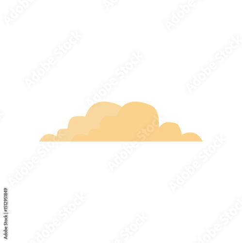 Eid Al Adha cloud. Vector illustration