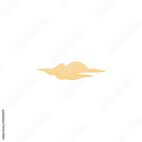 Eid Al Adha cloud. Vector illustration