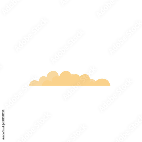 Eid Al Adha cloud. Vector illustration