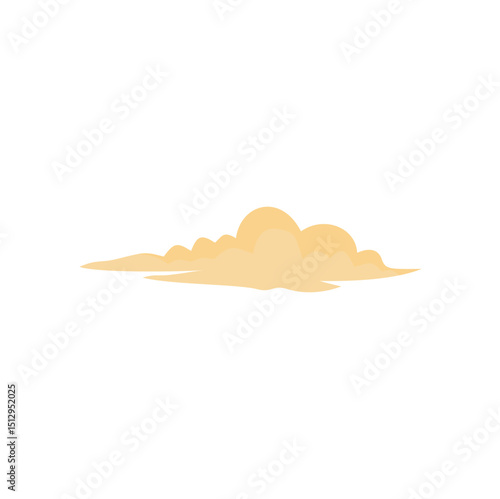 Eid Al Adha cloud. Vector illustration
