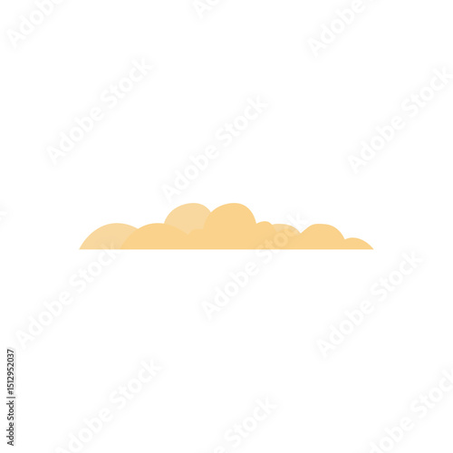 Eid Al Adha cloud. Vector illustration