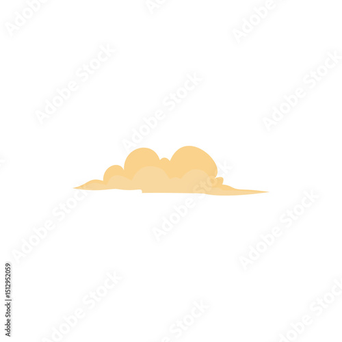 Eid Al Adha cloud. Vector illustration