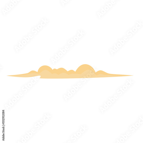 Eid Al Adha cloud. Vector illustration