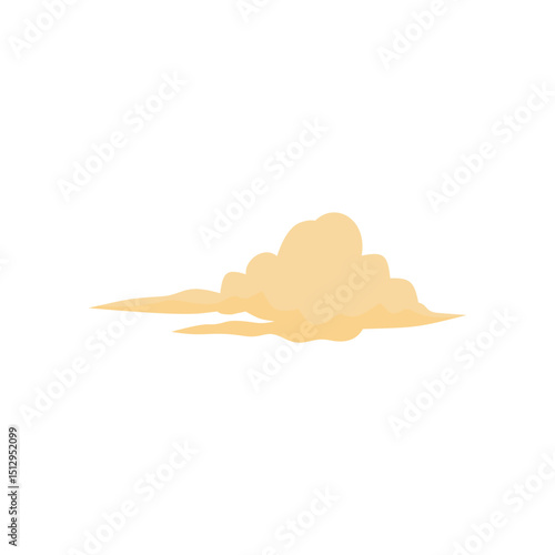 Eid Al Adha cloud. Vector illustration
