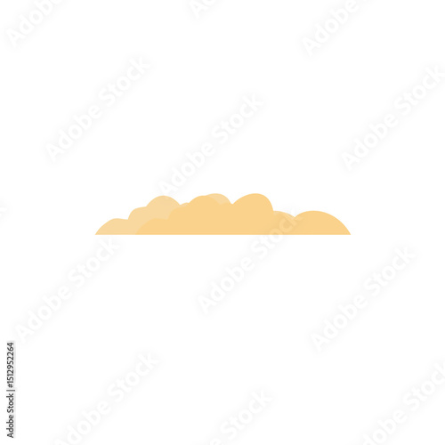 Eid Al Adha cloud. Vector illustration