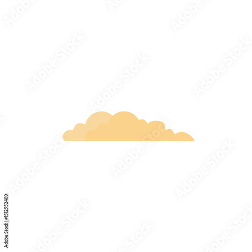 Eid Al Adha cloud. Vector illustration