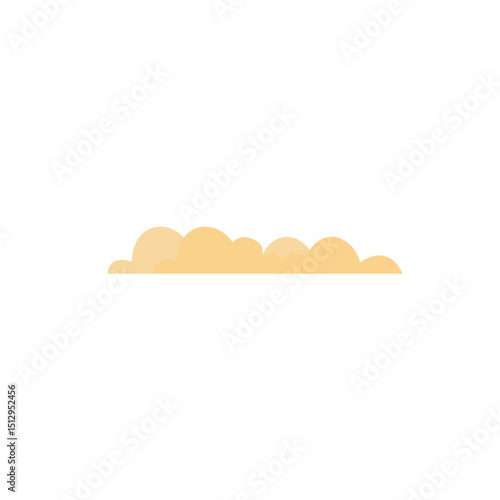 Eid Al Adha cloud. Vector illustration