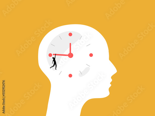 Daily life, Way of life, Businessman adjusts his body clock
