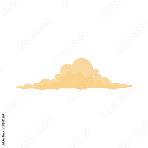 Eid Al Adha cloud. Vector illustration