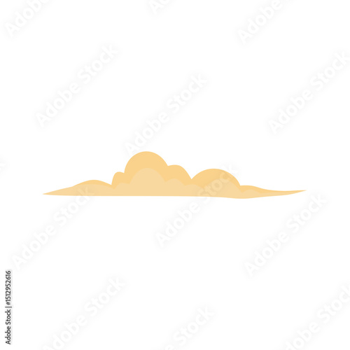 Eid Al Adha cloud. Vector illustration