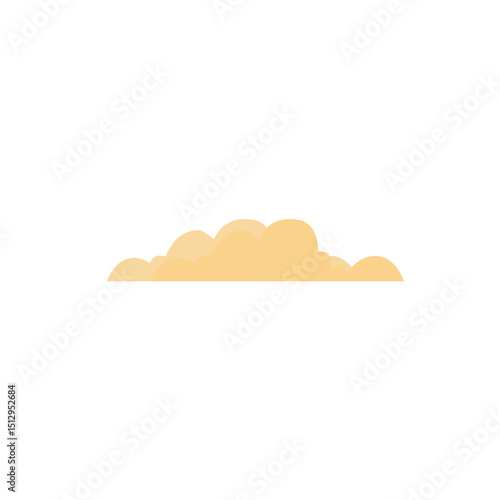 Eid Al Adha cloud. Vector illustration