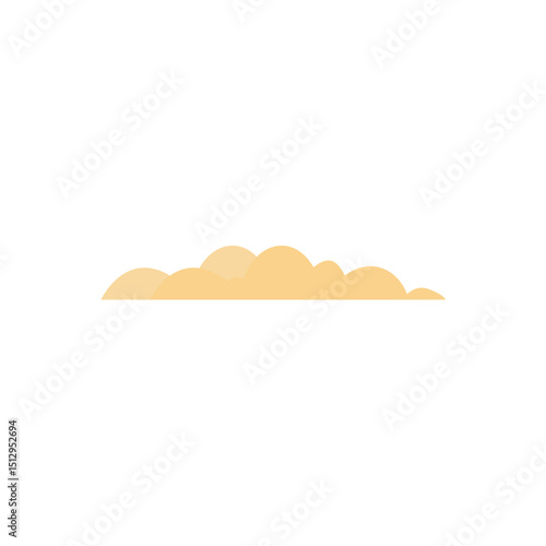 Eid Al Adha cloud. Vector illustration