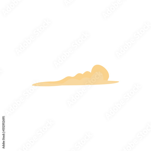 Eid Al Adha cloud. Vector illustration