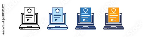 Privacy Icon Set Multiple Style Collection