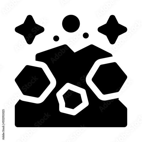 Ore glyph icon