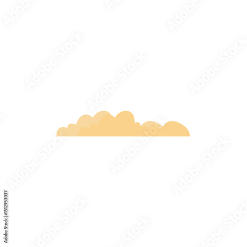 Eid Al Adha cloud. Vector illustration
