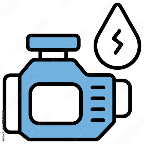 Diesel Blue Black Icon