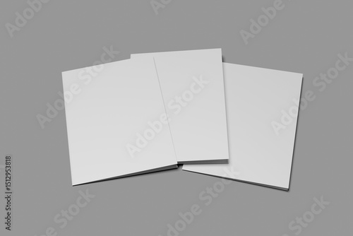 Clean Bifold Brochure Mockup for showcasing your design to clients