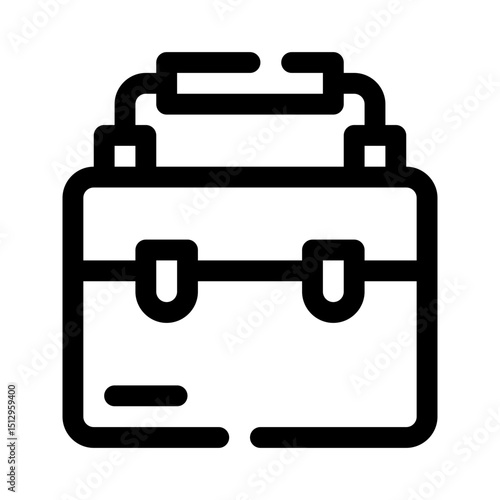 Briefcase line icon