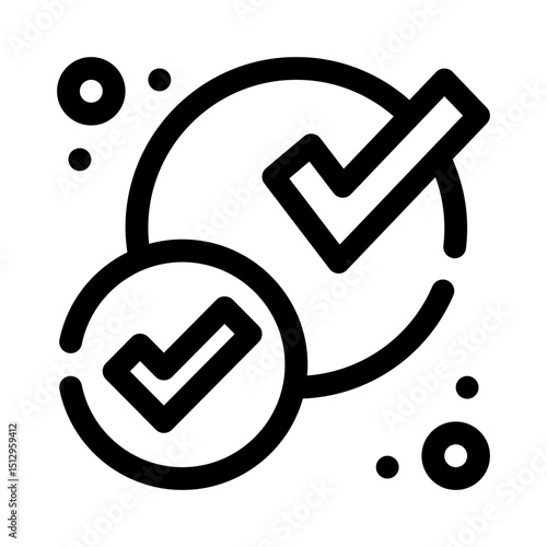 Checkmark line icon