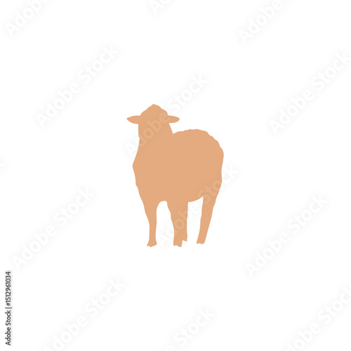 Eid Al Adha sheep and goat. Celebration of Muslim holiday the sacrifice