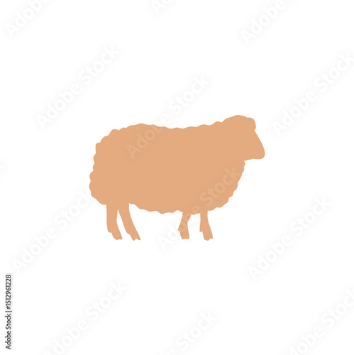 Eid Al Adha sheep and goat. Celebration of Muslim holiday the sacrifice