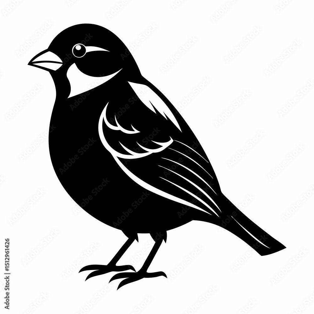 Obraz premium vector illustration of a bird