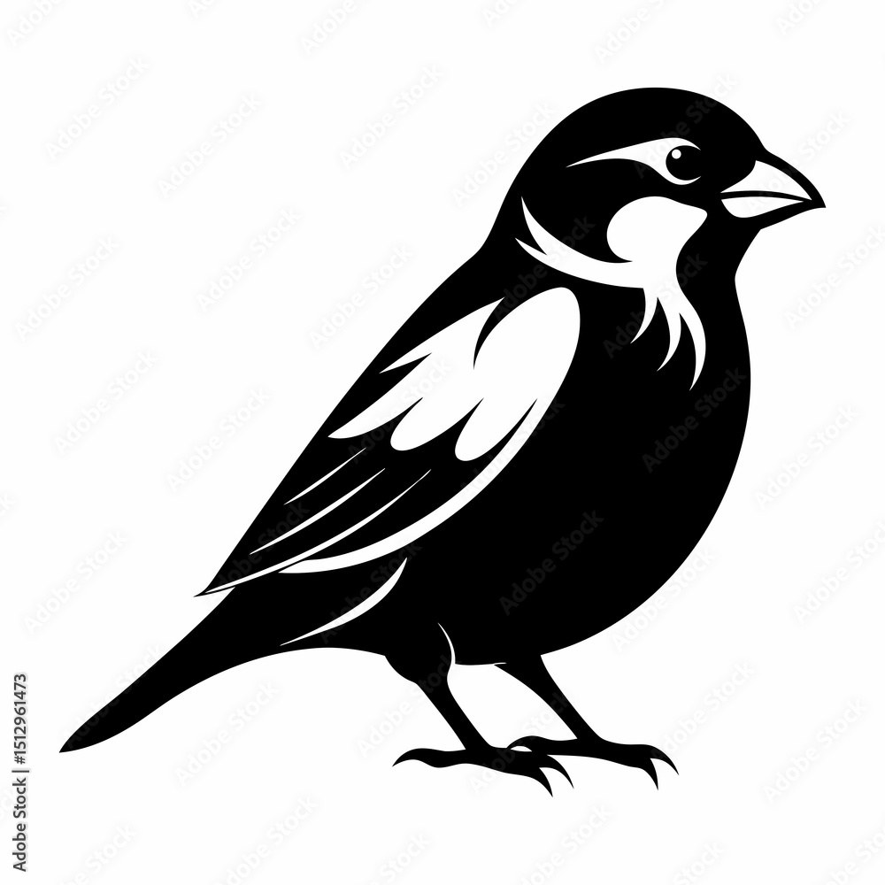 Obraz premium bird on a white background