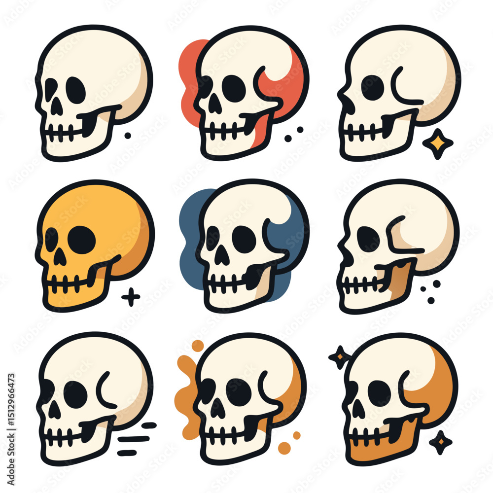 Skull side flat Skull side flat