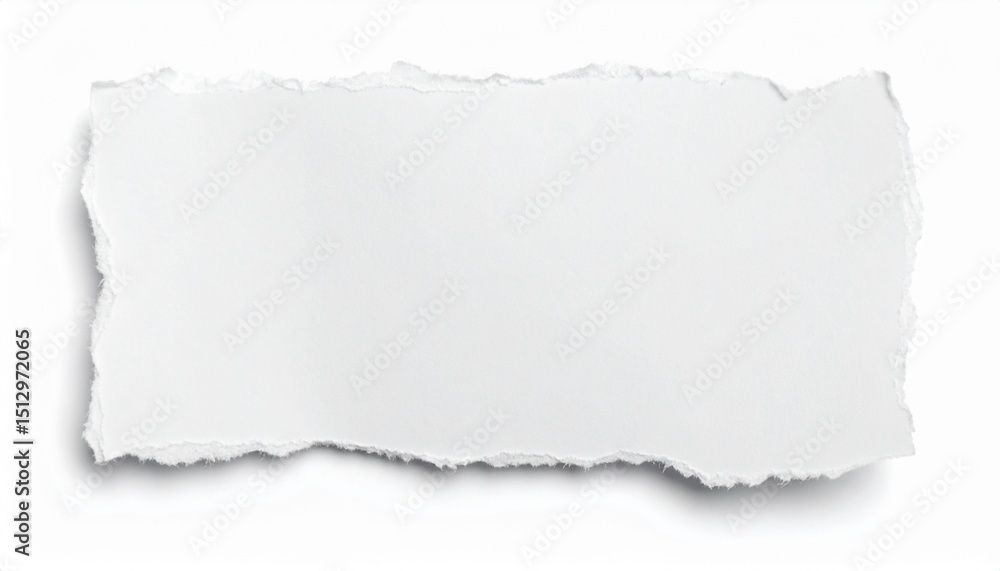 Obraz premium Torn paper isolated on white background 