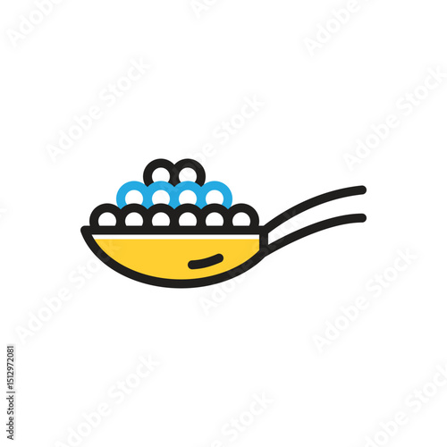 Multi color icon for white pepper