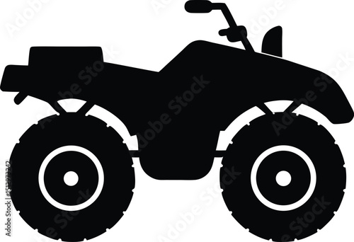 Red toy tractor on an isolated background with wheels, symbolizing agriculture and farm power