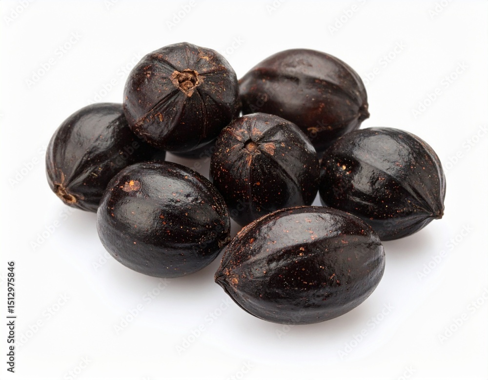 Obraz premium whole cola nuts isolated white background