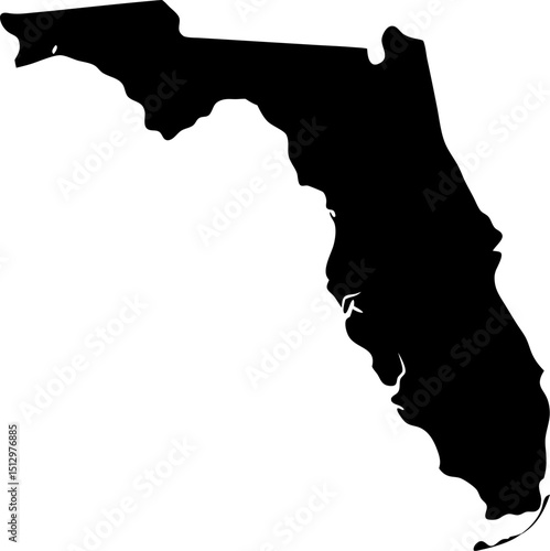 Florida Map Outline Design