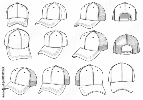 set of hats