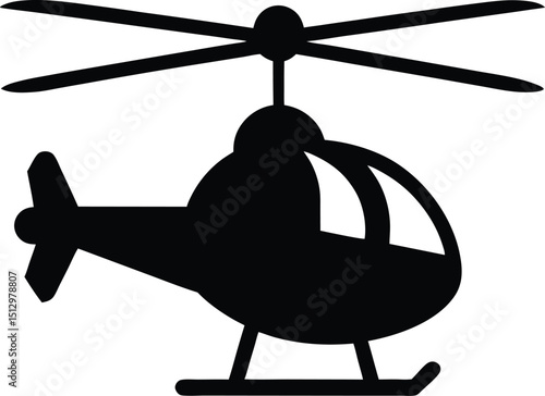 Illustration of a 3-D cartoon helicopter delivering a decorated food casserole, perfect for design service signs or symbols