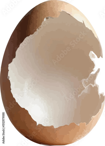 Hollow Eggshell Composition