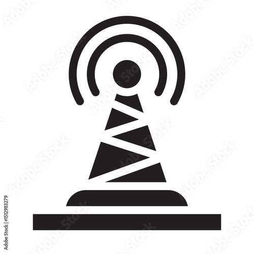 antenna Solid icon