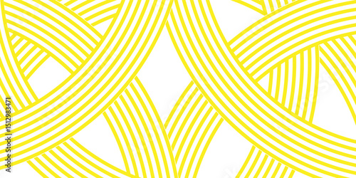 Pasta background, spaghetti abstract geometric pattern. Macaroni yellow poster. Wavy abstract pattern. Pasta vector illustration
