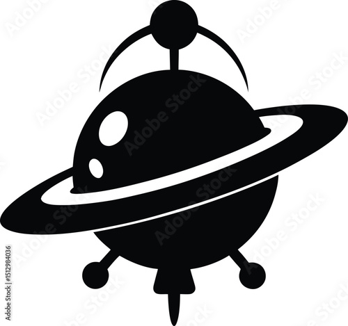 An isolated 3-D cartoon illustration of a red bomb with a black clock, symbolizing a ticking concept, floating on a white sea