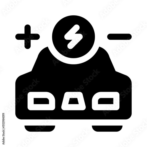 Electric Vehicle glyph icon