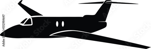 This vibrant illustration depicts a sleek jais fighter jet silhouette in full flight, an icon of military aviation and air travel