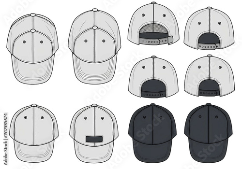 vector illustration of hat