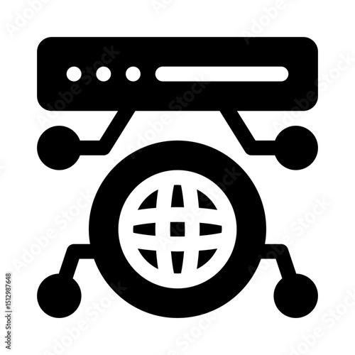 Network glyph icon