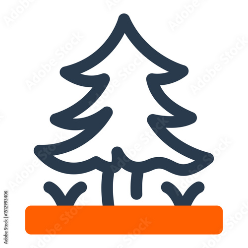 Aleppo Pine Tree in Croatian Landscape
