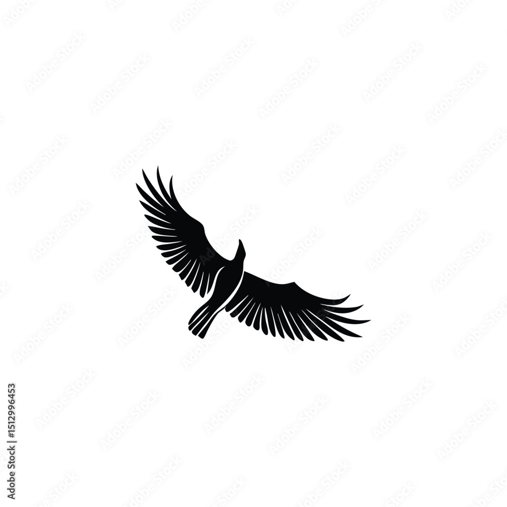 Obraz premium Elegant Eagle Vector Illustration