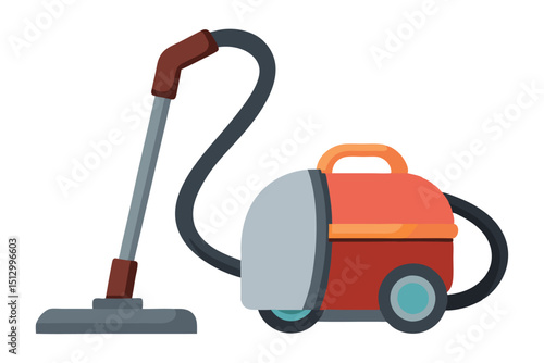 Modern Vacuum Cleaner Vector Graphics for Designers