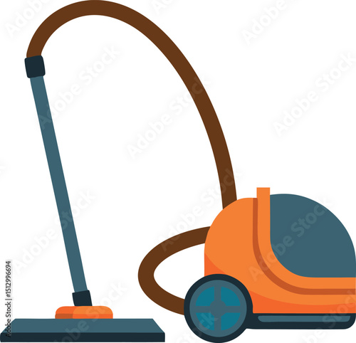 Modern Vacuum Cleaner Vector Graphics for Designers
