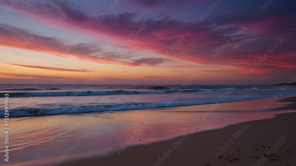 Obraz premium sunset on the beach